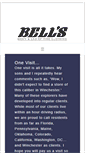 Mobile Screenshot of bellsfineclothing.com